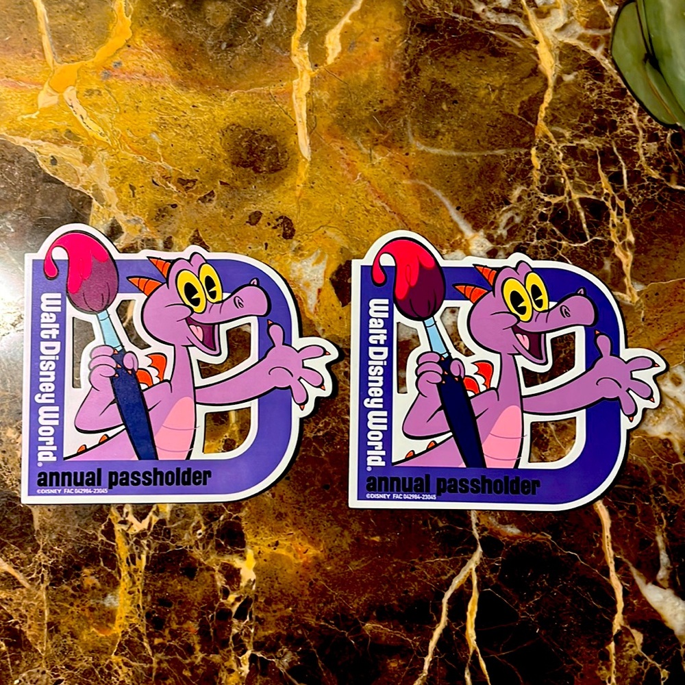 Figment Disney Passholder Magnets